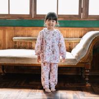 ディズニー 前開き長袖パジャマ フェミニン プリンセス ピンク×110cm ベビーザらス限定