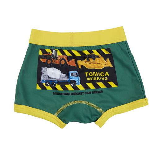 TOMICA トミカ 3枚組ボクサーパンツ ブルー×110cm ベビーザらス限定