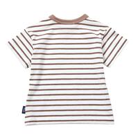 POLO BCS 半袖ボーダーＴシャツ ブラウン&times;80cm ベビーザらス限定
