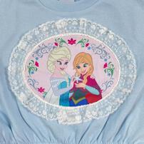 【Sophitica &times; tsumashi1118さん】Disney アナと雪の女王 裏毛トレーナー ブルー&times;120cm ベビーザらス限定