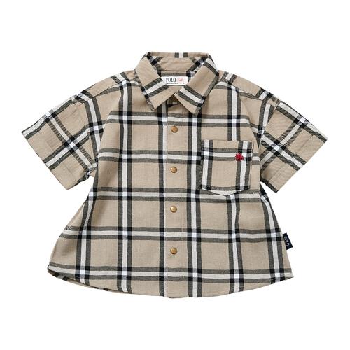 POLO BCS 半袖シャツ ベージュ&times;80cm ベビーザらス限定 赤ちゃん 出産準備 出産祝い ベビー服 子供服