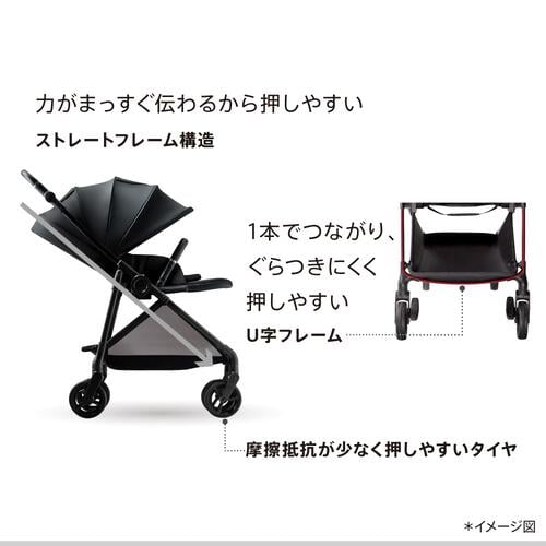 Aprica アップリカ ルーチェ フリー AC (グリーン) 1月～36か月まで 軽量 両対面 4輪フリー