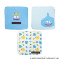 ドラクエベビー＆キッズ ３枚組ガーゼ スライムたち ブルー&times;フリー