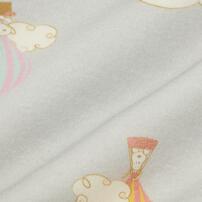 SNOOPY スヌーピー 長袖デイリートレーナー 起毛 くも気球総柄 グレー×80cm ベビーザらス限定