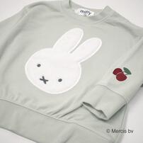 ミッフィーファーアップリケトレーナー ライトパステル×95cm ベビーザらス限定