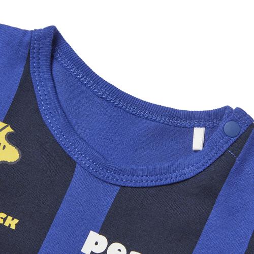 SNOOPY 半袖ボディスーツ サッカー スヌーピー ブルー&times;80cm ベビーザらス限定