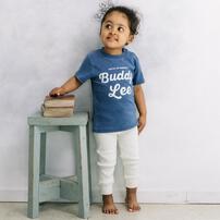 BUDDYLEE 半袖Ｔシャツ インディゴ染め ブルー&times;80cm