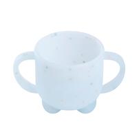 dear BABY ディアベビー 3WAY シリコンマグ スナックカップ ストロー付き (ブルーバブル) ベビーザらス限定