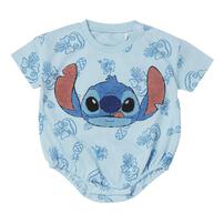 Disney  ディズニー 半袖ボディスーツ ドッカン サガラ スティッチ サックス&times;70cm ベビーザらス限定 赤ちゃん 出産準備 出産祝い ベビー服 子供服