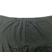 マタニティパンツ  ストレッチリップルリブ ジョガーパンツ チャコール×M