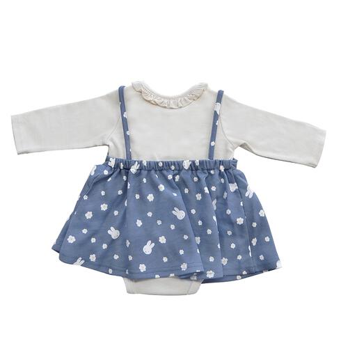 miffy ミッフィー キャミソール付きロンパース ブライトブルー×80cmベビーザらス限定