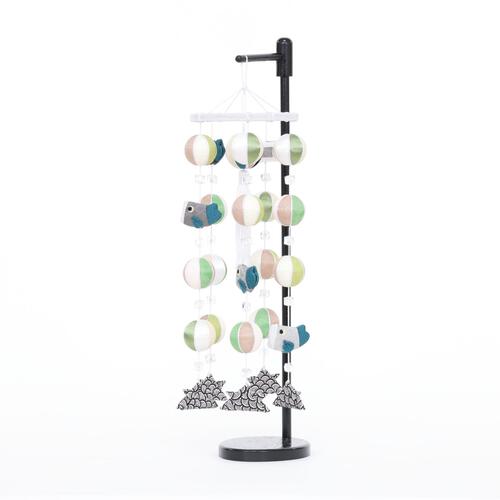 【室内鯉のぼり】まり飾り モカ 台付 (5A02) 端午の節句 男の子 こいのぼり コンパクト おしゃれ 吊るし飾り 五月人形 トイザらス・ベビーザらス限定 【メーカー直送】