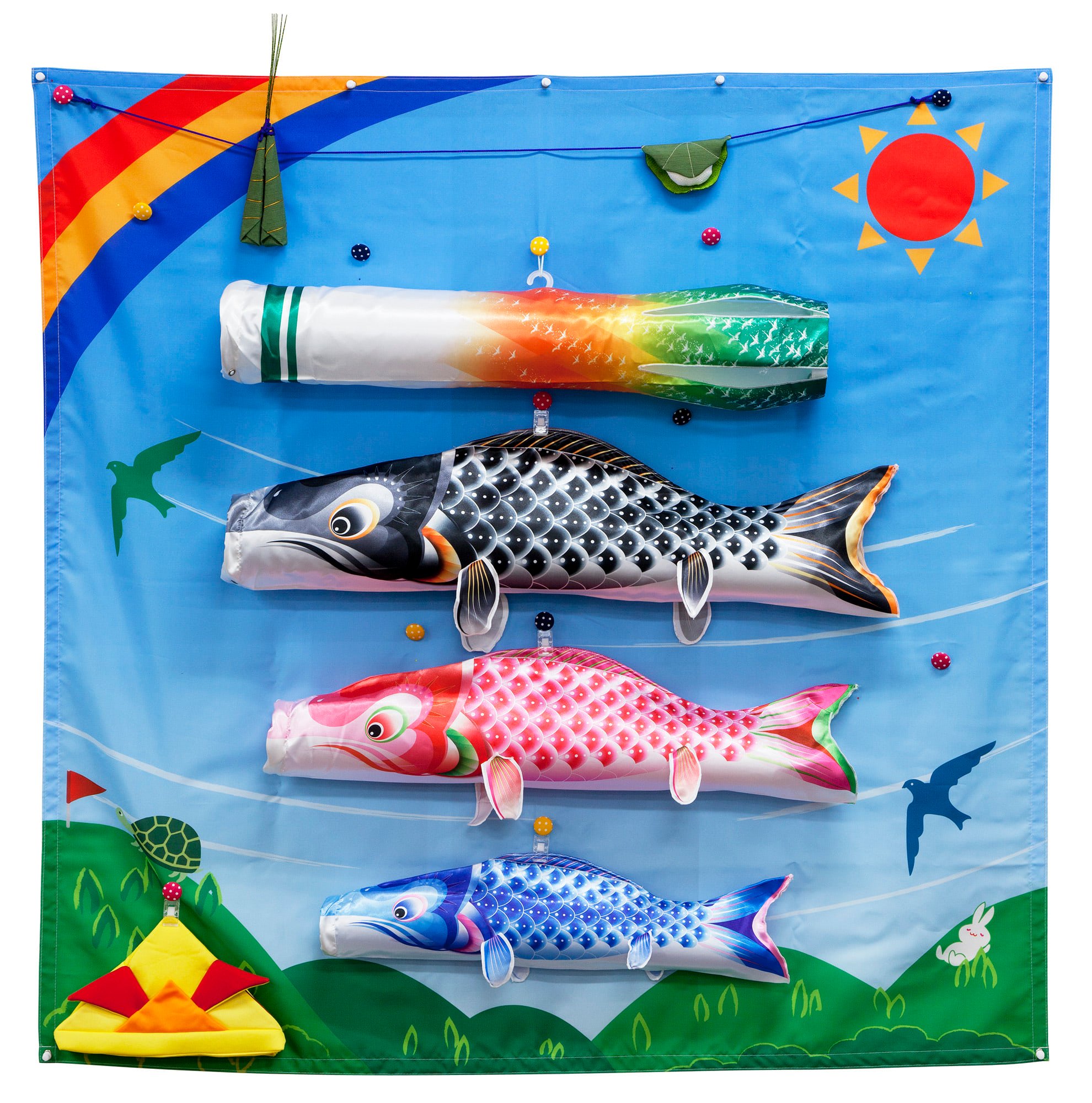 約150種類の吉德監修オリジナル五月人形・鯉のぼりを展開