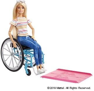 バービー ファッショニスタ くるまいすつき