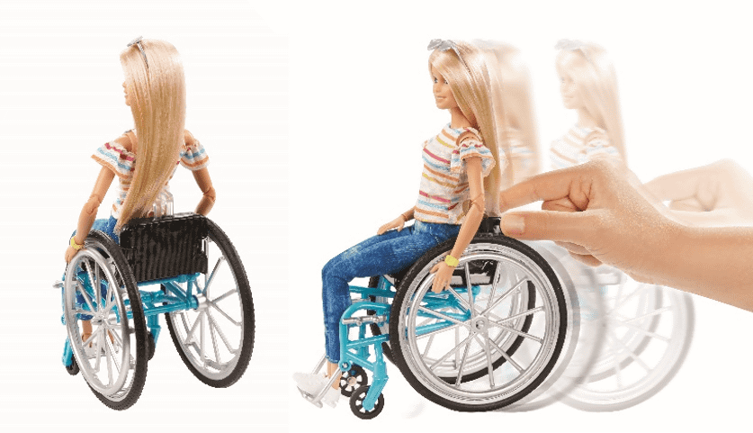 バービー ファッショニスタ くるまいすつき