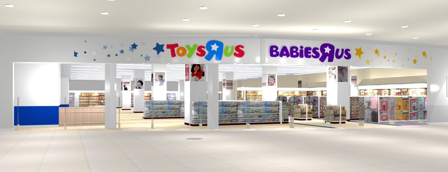 「トイザらス」と「ベビーザらス」の併設型店舗　＜イメージ＞