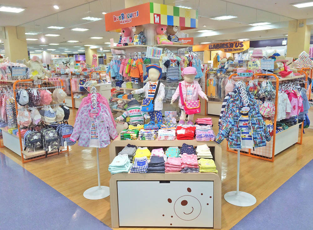 「ミキハウス ホットビスケッツ」売り場＜イメージ＞