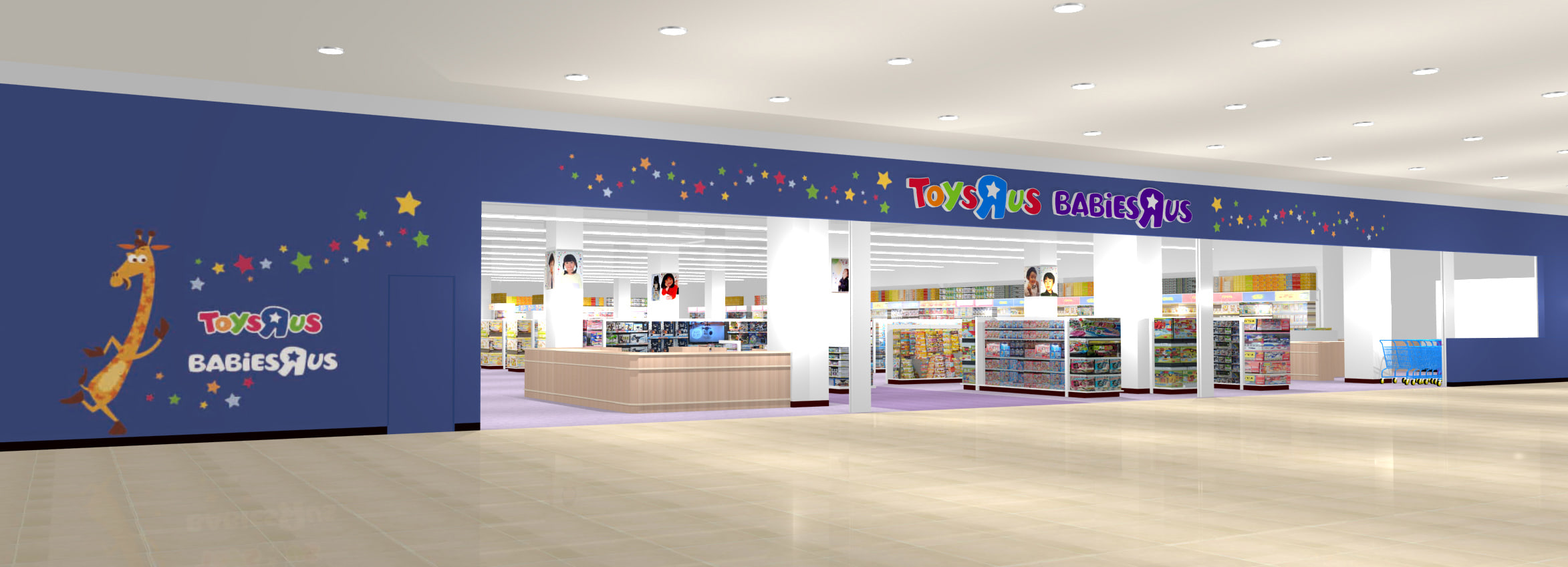 『トイザらス・ベビーザらス マリノアシティ福岡店』　外観イメージ