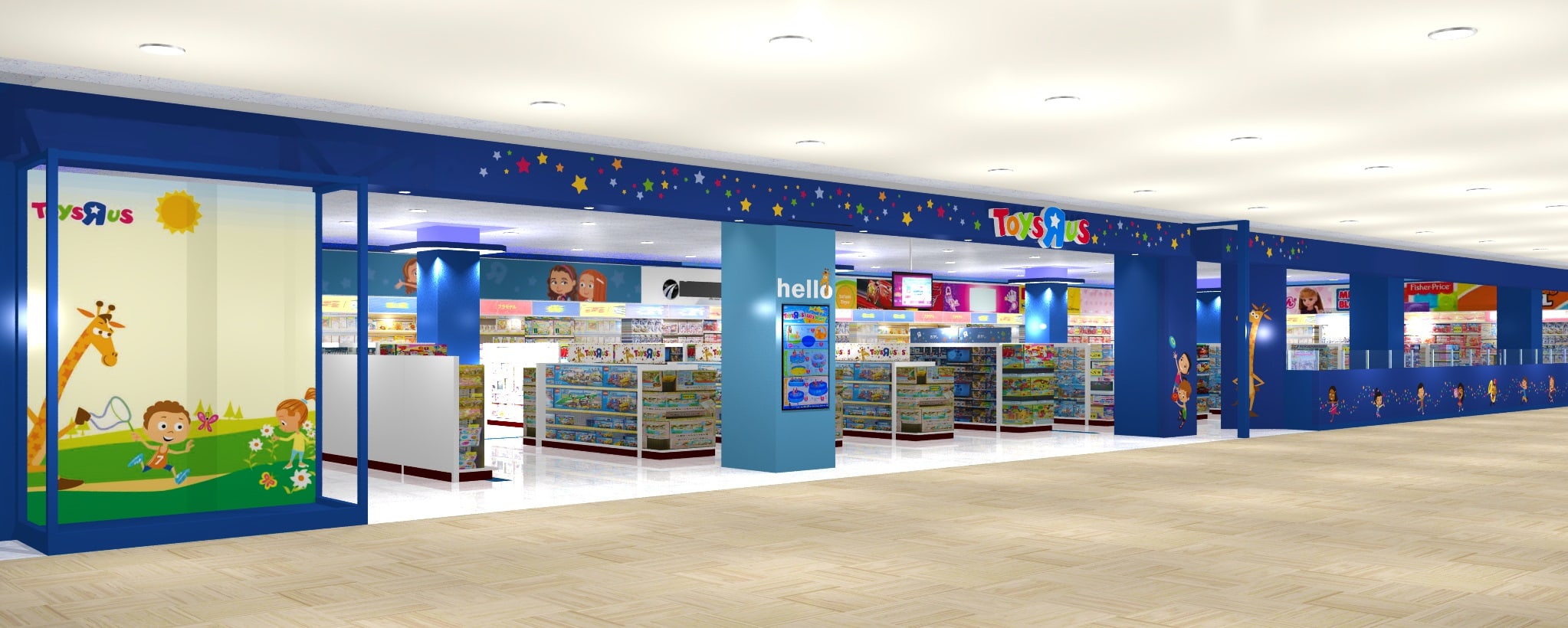 『トイザらス 広島西風新都店』　外観イメージ